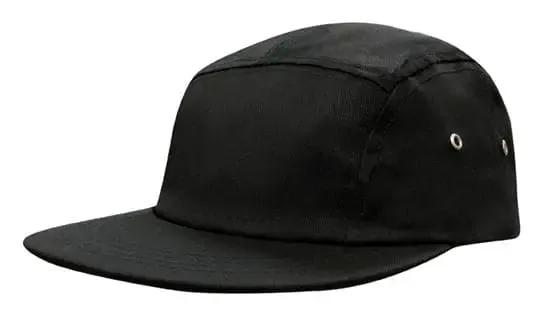 Headwear Square Front Flat Peak Cotton Cap X12 - 3899 Headwear Professionals